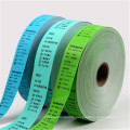 NX277 wholesale blank white nylon taffeta ribbon for garment washable care labels